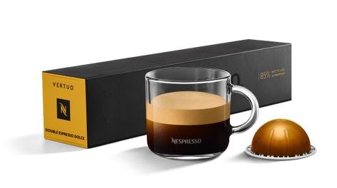 Double Espresso Dolce Coffee Pods | Espressos | Nespresso USA Dolce Coffee, Vertuo Nespresso, Nespresso Coffee Pods, Nespresso Vertuo, Nespresso Pods, Luxury Coffee, Double Espresso, Coffee Espresso, Bar Set Up