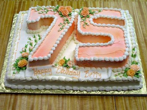 Image result for 75th birthday cake ideas for mom 75th Birthday Cake Ideas, 75th Birthday Cakes, Birthday Cake Ideas For Mom, Cake Ideas For Mom, 75th Birthday Party Ideas, 75th Birthday Cake, 75th Birthday Ideas, 75 Birthday Cake, 75 Birthday