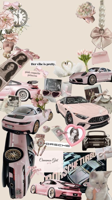 Pink Mustang, Porsche Wallpaper, Mustang Wallpaper, Cute Home Screen Wallpaper, Cute Home Screens, Bad Girl Wallpaper, Cartoon Profile Pictures, Homescreen Layout, Girly Accessories