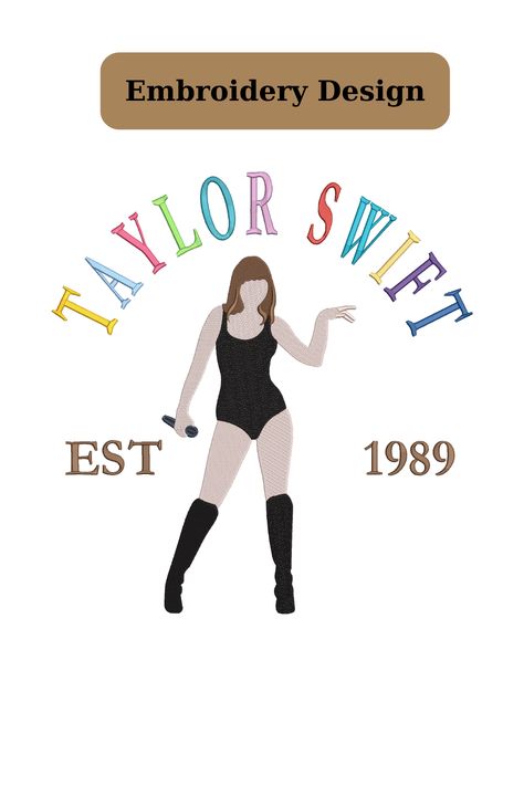 Taylor Swift Embroidery Pattern, Party Games, Embroidery Patterns, Taylor Swift, Machine Embroidery, Embroidery Designs, Embroidery, Dolls, Pattern