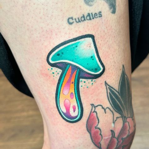 Super cool mushroom lava lamp mash-up by Matty Roughneck!  Created with #magnumtattoosupplies ❤️  #tattoo #tattooartist #tattoos #tattooart #tattoosupplies #tattooequipment #mushroomtattoo #fungustattoo #colourtattoo #colortattoo #lavalamptattoo #trippytattoo #trippyart #tattoodesign #tattooinspiration #tattooinspo #colourfultattoo #tattooer #tattooartwork #tattooist Mushroom Lava Lamp, Lamp Tattoo, Filler Tattoo, Mushroom Tattoos, Tattoo Equipment, Paint Marker, Tattoo Supplies, Trippy Art, Color Tattoo