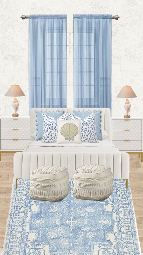 #room #roominspo #coastal #coastalgrandaughter #ocean Mama Mia Bedroom, Mama Mia Aesthetic, Mia Aesthetic, Mama Mia, House Room, My New Room, Aesthetic Room, New Room, Bedroom Makeover