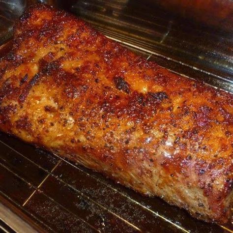 Cola Pork Loin, Pork Loin Roast Recipes, Pork Chop Recipes Baked, Pork Roast Recipes, Pork Loin Recipes, Pork Dinner, Tenderloin Recipes, Baked Garlic, Pork Loin Roast