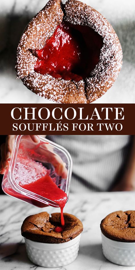 Valentines Day Recipes, Valentines Recipes Desserts, Valentines Dinner, Romantic Desserts, For Two, Chocolate Souffle, Diy Chocolate, Strawberry Mousse, Low Carb Cheesecake