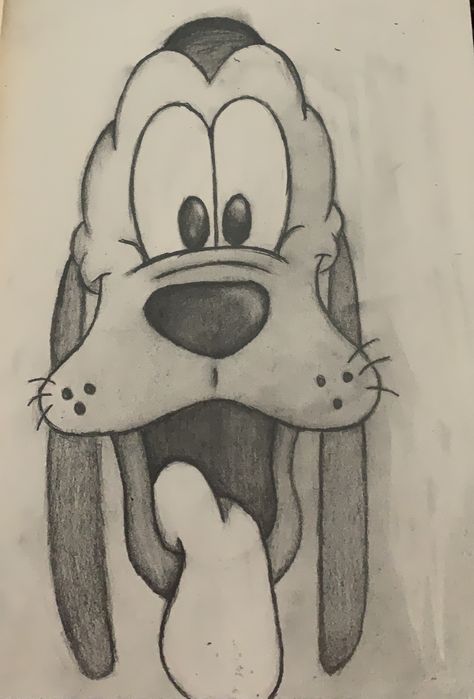 Pluto Sketch, Pluto Disney, Disney Drawings Sketches, Pencil Sketches, Disney Drawings, Pencil Sketch, Drawing Sketches, Pencil Drawings, Sketch