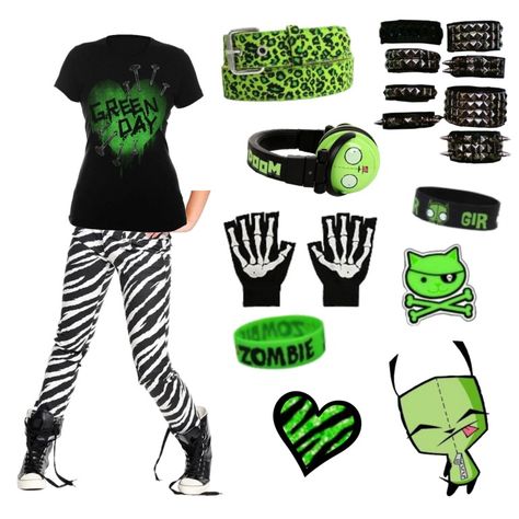 Green Emo Outfits, Green Scene Outfit, Scene Style Outfits, Scene Fits, Emo Scene Aesthetic, Scene Clothes, Emo Scene Outfits, Emo Outfit Ideas, Scene Aesthetic