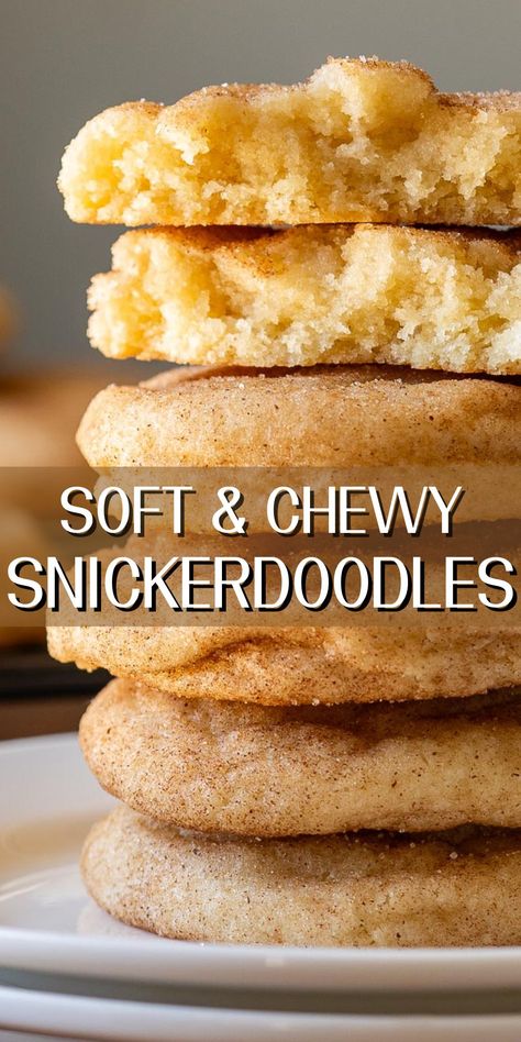 Quick and easy Snickerdoodle Cookies are an instant hit! Everyone loves these! Easy Homemade Snickerdoodle Cookies, Big Soft Snickerdoodle Cookies, Copycat Snickerdoodle Cookies, Better Homes And Gardens Snickerdoodles, Applesauce Snickerdoodle Cookies, Moist Snickerdoodle Cookies, Sneakerdoodle Cookie Recipe, Brown Sugar Snickerdoodles, Chocolate Snickerdoodle Cookies