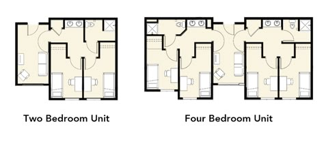 Student Housing Floor Plan, Student Dormitory Architecture, Student Dormitory Floor Plan, Student Residence Architecture, Student Housing Plan, Dormitory Floor Plan, Dormitory Design Architecture, Dorm Room Floor Plan, Student Housing Architecture