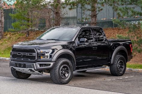 For Sale: 2017 Ford F-150 Raptor (black, 3.5L twin-turbo EcoBoost V6, 10-speed auto, 31K miles) Corvair Rampside, Mgc Gt, Ford Raptor 2017, Volkswagen Beetle Vintage, F150 Raptor, Ford F 150 Raptor, Ford F150 Raptor, Fiat 850, 2017 Ford Mustang