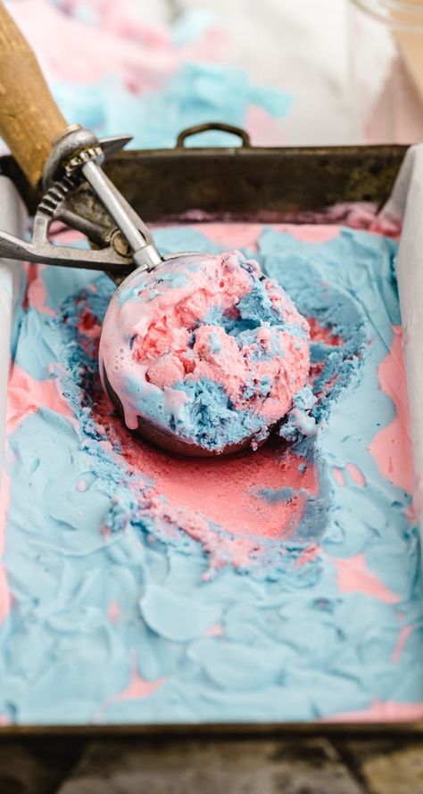 Textiles Aesthetic, Preppy Food, Low Fat Ice Cream, Cotton Candy Ice Cream, Candy Ice Cream, Rainbow Treats, Cotton Candy Flavoring, Colorful Ice Cream, Spun Sugar