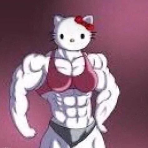 Buff Hello Kitty, Mr Mime, Hello Kitty Y2k, Response Memes, Girl Gang Aesthetic, Crazy Funny Pictures, Quality Memes, Floral Poster, Weird Pictures