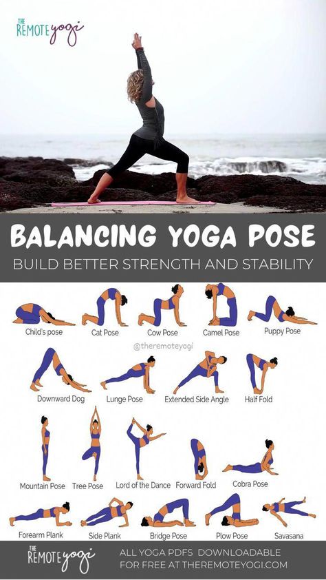 This yoga sequence is designed to build strength and increase balance in the body. Print out the free PDF to practice at home. Yoga Poses For Two, Yoga Routine For Beginners, Balance Yoga, Yoga For Balance, Funny Yoga, Yoga Sequence, Yoga Positions, Hip Mobility, Kids Yoga