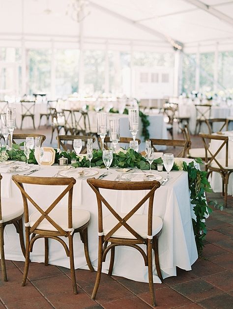 Wood Cross Back Chairs Wedding, Lithuanian Wedding, Atrium Wedding, Welcome To Our Beginning, Wedding Reception Chairs, Wedding Tableware, Wedding Chicago, Garden Venue, Crossback Chairs