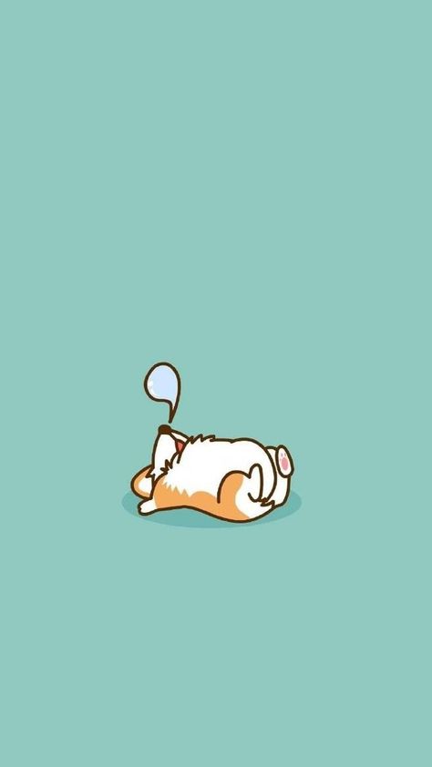 Corgis Drawings, Corgi Loaf, Corgi Wallpaper, Corgi Cartoon, Anjing Pug, Dog Wallpaper Iphone, Cute Dog Wallpaper, Corgi Art