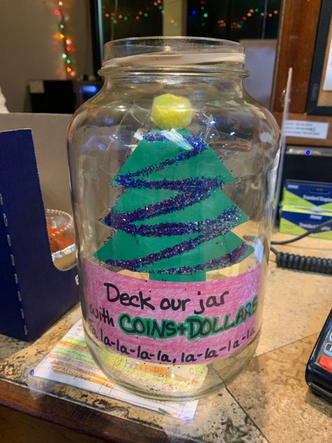 Cute Tip Jars For Work, Halloween Tip Jar Ideas, Wedding Tip Jar Ideas, Fall Tip Jar Ideas, Coffee Shop Tip Jar Ideas, Fun Tip Jar Ideas, Funny Tip Jar Ideas, Bartender Tip Jar Ideas, Christmas Tip Jar Ideas