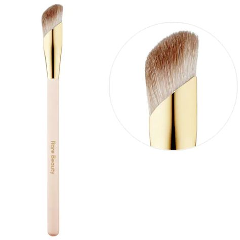 Liquid Touch Concealer Brush - Rare Beauty by Selena Gomez | Sephora Stalking Stuffers, Sephora Brushes, Rare Beauty By Selena Gomez, Beauty Brushes, Face Makeup Brush, Sephora Beauty, Makeup Store, Shop Makeup, Concealer Brush