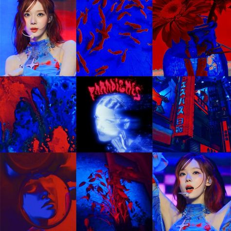 aesthetic dark blue and red moodboard. Blue And Red Moodboard, Red And Blue Widgets, Dark Red And Blue Aesthetic, Dark Blue And Red Aesthetic, Red Moodboard, Moodboard Ideas, Sci Fi City, Red Icons:), Winter Aespa