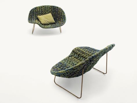 Garden Rug, Paola Lenti, Small Terrace, Office Chair Without Wheels, Garden Table And Chairs, Henri Rousseau, Armchair Design, Easy Chair, Swinging Chair