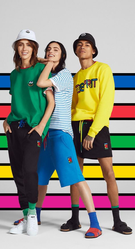 The Limited Esprit + Craig & Karl Collection: It’s all about love, solidarity, fun and freedom. Show some love and celebrate the beauty of a colorful and diverse world. #EspritCares #LGBTQ #LoveIsLove Lgbtq Outfits Aesthetic, Craig And Karl, Fashion Shooting, All About Love, American Diner, Americana Style, Classic Americana, Group Photography, Americana Fashion