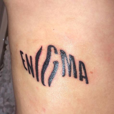 Enigma Tattoo, Lady Gaga Tattoo, Puzzle Piece Tattoo, Private Tattoos, Tattoo Salon, Tattoo Prices, Pieces Tattoo, Time Tattoos, Body Piercings