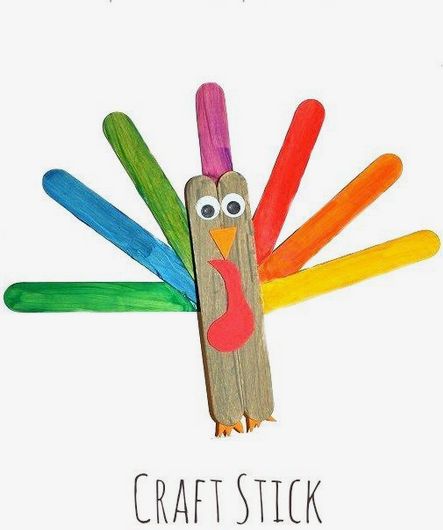 craft stick turkey Popsicle Stick Turkey, Craft For Thanksgiving, Popsicle Stick Crafts For Kids, Thanksgiving Crafts For Toddlers, November Crafts, Creeper Minecraft, Popsicle Crafts, Turkey Crafts, Thanksgiving Preschool