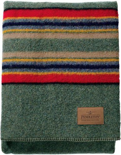 18 Best Outdoor Blankets for a Night Under the Stars in 2021 | SPY Throw Blanket Green, Pendleton Wool Blanket, Park Blanket, Striped Throw Blanket, Pendleton Blanket, Stadium Blankets, Green Blanket, Alpaca Blanket, Wool Throw Blanket