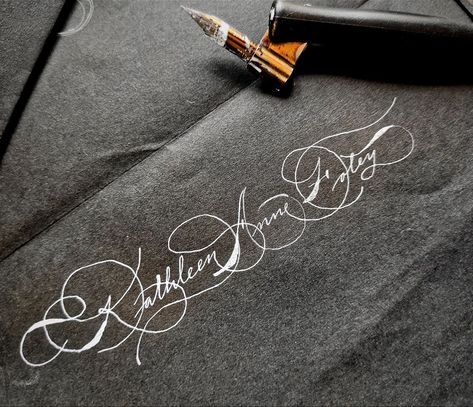 Tried another @mrmgward 's Signature Style Ornamental Penmanship Challenge 'Kathleen Anne Foley' for #sigslinginsunday ____________________ 🔸Share and Follow for more🔸 🔗 links in the highlights 🔗 Do NOT repost without permission/credits 🚫 ©️ @strokart_studio • • • • • • • • • • • [ Copperplate, Calligraphy, Engraving, Pen, Modern Calligraphy, Writing, Handwriting, Etiquette, Envelope Adressing, Spencerian , Flourishing, Business, Artist, Calligrapher ] #sigslinginsunday #strokarts... Ornamental Penmanship, Calligraphy Engraving, Engraving Pen, Calligraphy Writing, Copperplate Calligraphy, Modern Calligraphy, Signature Style, Follow For More, Handwriting