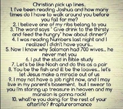 Christian pick up lines Christian Pickup Lines, Clean Pick Up Lines, Christian Pick Up Lines, Church Jokes, Jesus Is My Friend, Romantic Pick Up Lines, Pick Up Line Jokes, Lines For Girls, Pick Up Lines Cheesy