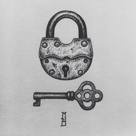 Newer version to go with bridge tattoo Padlock Tattoo, Key Drawing, Lock Drawing, Tattoo Borboleta, Bridge Tattoo, Key Drawings, Garter Tattoo, Key Tattoos, Tumblr Drawings