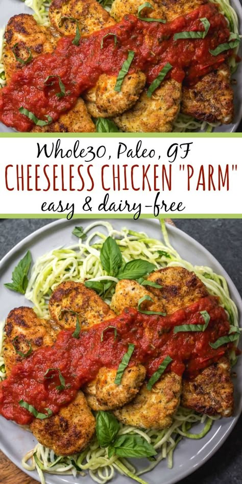 Easy Whole 30, Whole 30 Chicken, Whole 30 Chicken Recipes, Arbonne Recipes, Whole30 Chicken, Whole30 Dinner Recipes, Whole30 Dinners, Whole 30 Diet, Chicken Parm