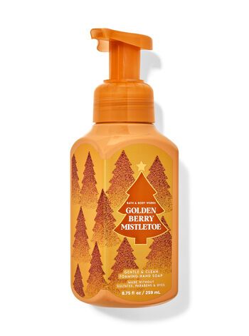 Golden Berry Mistletoe Gentle & Clean Foaming Hand Soap | Bath & Body Works Golden Berry, Soap Images, Golden Berries, Bath & Body Works, Antibacterial Soap, Winter Wonderland Party, Foam Soap, Foaming Hand Soap, Holiday Magic