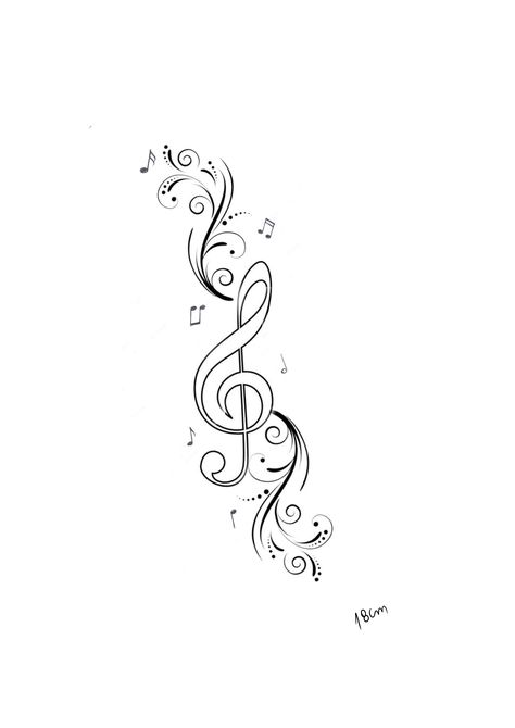 Choir Tattoo Ideas, Music Note Tattoos For Women, Clef Tattoo Design, Tattoo Nota Musical, Music Tattoo Designs For Women, Music Sign Tattoo, Music Symbol Tattoo, Small Music Tattoos, Music Lover Tattoo