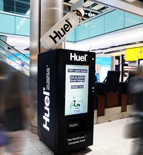 Vending Machine Branding, Vendor Machine, Vending Machine Design, Travel Marketing, Signage Display, Iron Plant, Heathrow Airport, Vending Machines, Marble Statues