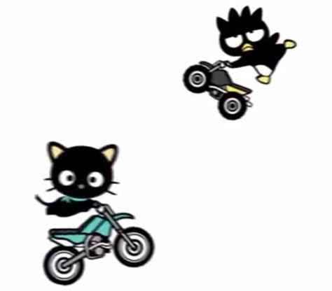 Chococat & Badtz Maru Badtz Maru And Chococat, Badtz Maru Icon, Mood Pfp, Choco Cat, Badtz Maru, Boy Cat, Watch Wallpaper, Sanrio Characters, Cute Images