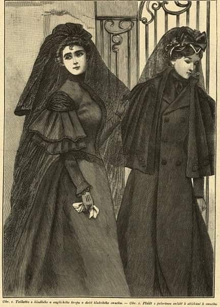 1890s Fashion, 1880s Fashion, Victorian Costume, Victorian Goth, 19th Century Fashion, History Fashion, Black Veil, Historical Costume, Victorian Gothic