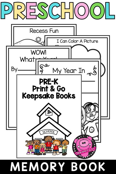 Capture the magic of preschool with our Fun, Engaging, and Interactive Preschool Memory Books! These NO PREP activities allow children to showcase their learning journey in preschool or Pre-K. Students can create their memory book pages throughout the school year, making it a special keepsake filled with memories and accomplishments. End Of The Year Keepsakes Preschool, Preschool Composition Book Ideas, My Preschool Memory Book, Prek Memory Book Ideas, Memory Books Preschool, Preschool Keepsake Book, Memory Book For Preschool, Preschool End Of Year Memory Book, Prek Memory Book Free Printable