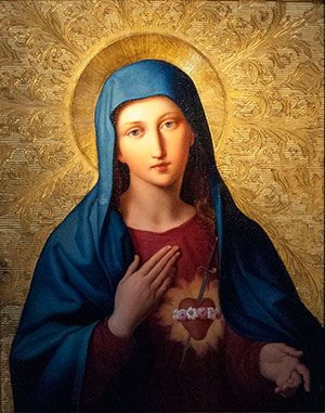 The Immaculate Heart of Mary: Core of the Fatima Message | Our Blessed Mother | ANF Articles Immaculate Mary, Catholic Symbols, Mary Immaculate, Assumption Of Mary, Immaculate Heart Of Mary, Blessed Mary, St John Paul Ii, Heart Of Mary, Immaculate Heart