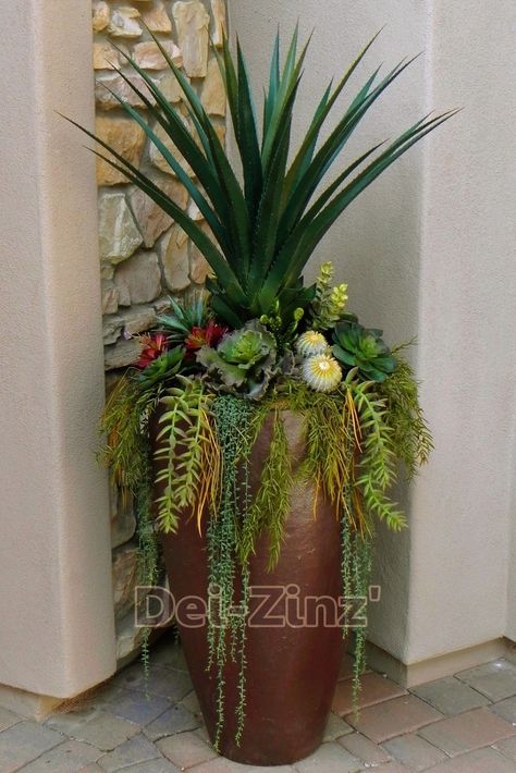 Cactus Gardens, Summer Planter, Artificial Cactus, Garden Centerpiece, Faux Cactus, Artificial Floral Arrangements, Dish Garden, Outdoor Decorating, Artificial Succulents