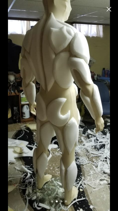 Wendigo Costume, Foam Cosplay, Puppet Costume, Armadura Cosplay, Foam Carving, Muscle Suit, Civil Engineering Design, Fake Muscles, Spiderman Costume