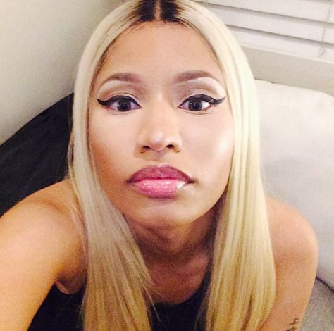 Nicki Minaj’s Cat Eyeliner — Get Her Sexy Look Cat Eyeliner, Nicki Minaj, Eyeliner, Blonde, Hair, Instagram