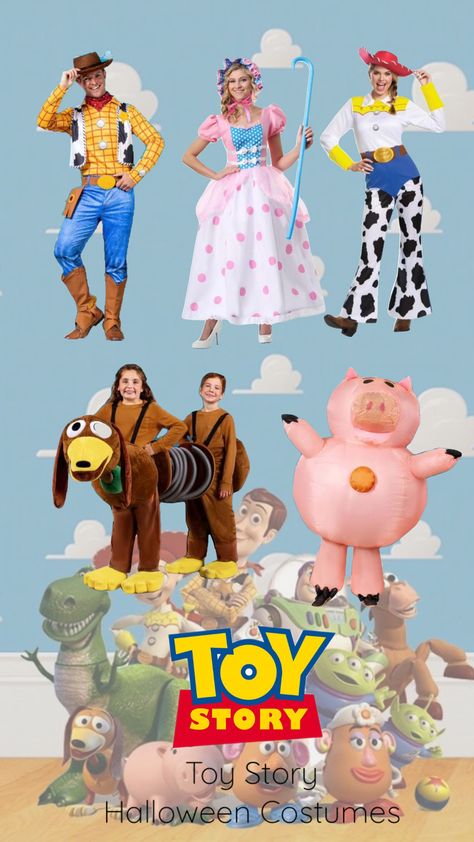 #toystory #halloween #halloweencostume #outfitsinspo #jessie #ham #woody #disneytoystory #outfits Billy Butcherson Costume, Toy Story Halloween Costumes, Mary Sanderson Costume, Trending Halloween Costumes, Winifred Sanderson Costume, Lion King Costume, Dalmatian Costume, Cruella Costume, Toy Story Halloween