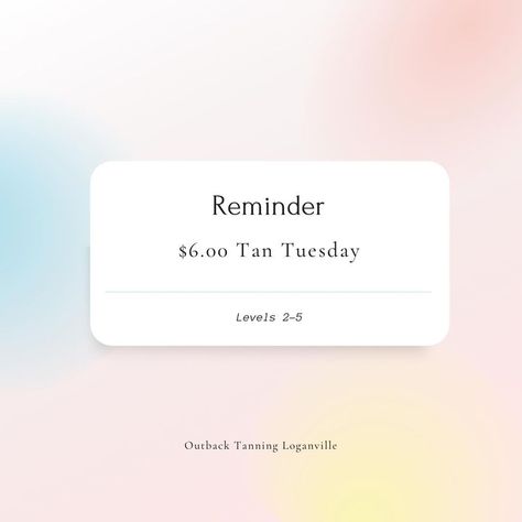 $6.00 Tan Tuesday Were open 10-9 Airbrush Spray Tan, Were Open, Tanning Salon, Spray Tanning, Tanning, Cards Against Humanity, Spray, 10 Things