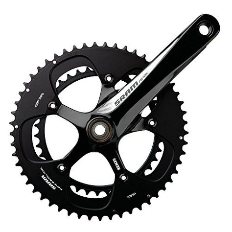 Sram Road Sram Apex Chainset 50-34T Including GXP BB - 170 mm, Black/White at Cycling Bargains Cross Fitness, Rotational Motion, Road Bike Women, Bike Components, Comfort Bike, Bike Store, Road Bike Cycling, Hybrid Bike, Seal Design