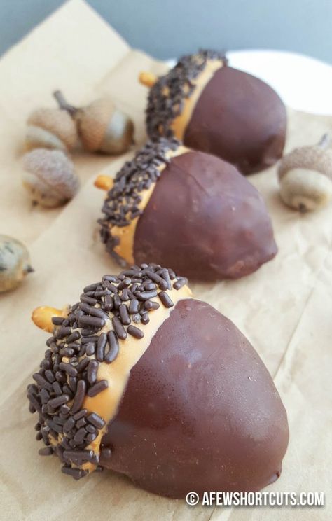 Incredibly adorable fall treat! Go now to get the recipe & instructions to make these Oreo Acorn Truffles. So perfect to celebrate the arrival of Autumn! Acorn Truffles, Truffles Chocolate, Peanut Butter Oreo, Thanksgiving Treats, Kid Food, Thanksgiving Desserts, Fall Treats, Diet Pills, Fall Desserts