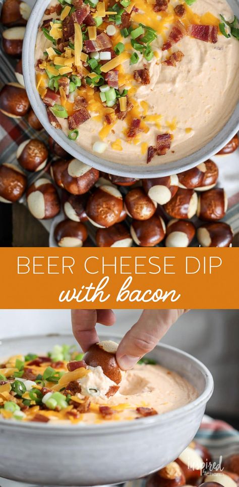 Crockpot Horderves Appetizers, Bacon Appetizer, Horderves Appetizers, Bacon Recipes Appetizers, Football Recipes, Fall Recipes Appetizers, Beer Dip, Gator Football, Bar Bites