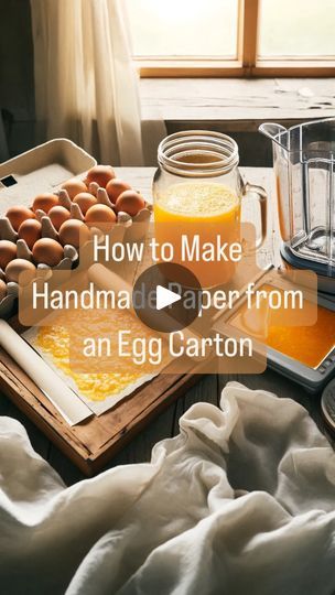 Uses For Egg Cartons, Craft From Egg Carton, Diy From Egg Carton, Art And Craft Egg Carton, Eggs In Carton, Paper Screen, Eco Friendly Diy, Large Mason Jars, Kids Science