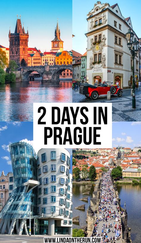 How To Spend 2 Days In Prague Czech Republic | Prague in 2 days | how to spend the weekend in Prague | tips for planning a trip to Prague | Prague itinerary in 2 days | Prague travel tips | best things to do in Prague #prague Prague Itinerary, Weekend In Prague, Prague Travel Guide, Czech Republic Travel, Visit Prague, Prague Travel, Cities In Europe, European Vacation, Inspiration Instagram