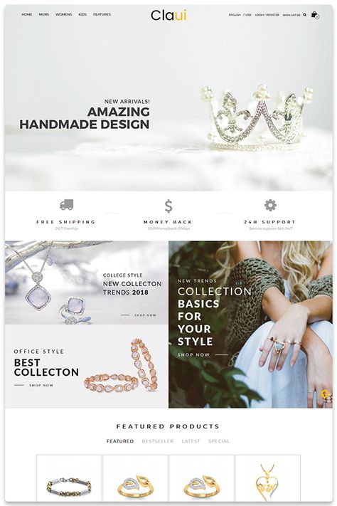 Sale Icon, Luxury Company, Women Template, Jewelry Banner, Tiffany Store, Jewelry Website Design, E Commerce Website Design, Business Jewelry, Market Economy