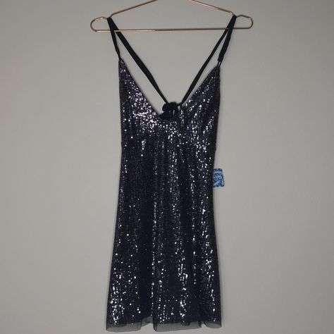 Size: S Length: 28.5” Pit To Pit: 15.0” Condition: Nwt Black Sparkle Mini Dress, Classy Gold Dress, Kitteny Dress, Mini Formal Dresses, Nyc Nye, 70s Inspired Dress, Clubbing Fits, Pink Sparkly Mini Dress, Nye Dresses