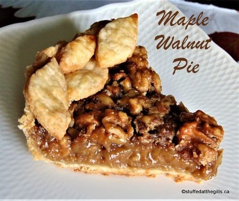 Maple Walnut Ice Cream, Maple Pie, No Fail Pie Crust, Maple Ice Cream, Canadian Maple Syrup, Walnut Ice Cream, Pie Crust Uses, Walnut Pie, Yummy Pie Recipes